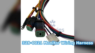 WESPC 328-0021 Monitor Wiring Harness Fits for CAT 320d Excavator Replace Parts